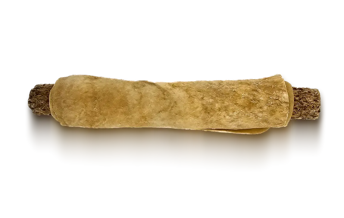 Hot Dog do żucia dla psa - warzywny z papają w skórze owcy 2 szt. Syta Micha
