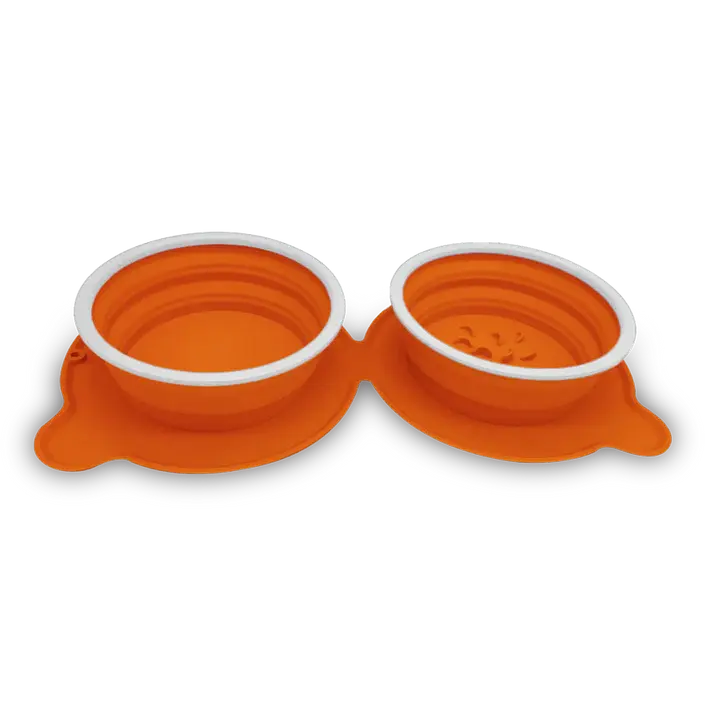 Syta Micha - Miska składana 500ml - pomarańczowa Syta Micha