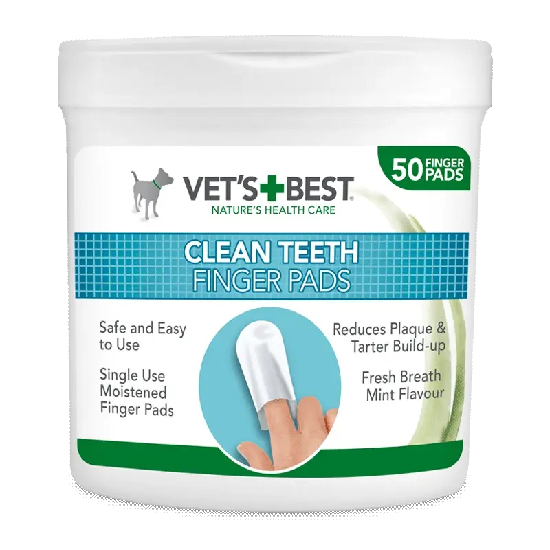Vet’s Best - Czyściki stomatologiczne na palec 50 szt.,