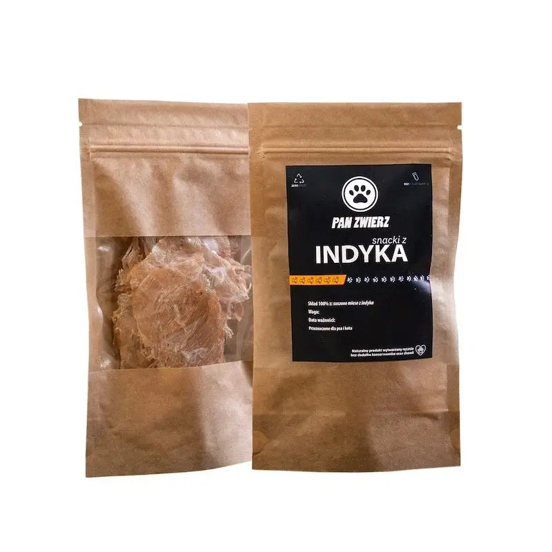 Pan Zwierz - Indyk 25g - Naturalne, suszone smaczki Pan Zwierz
