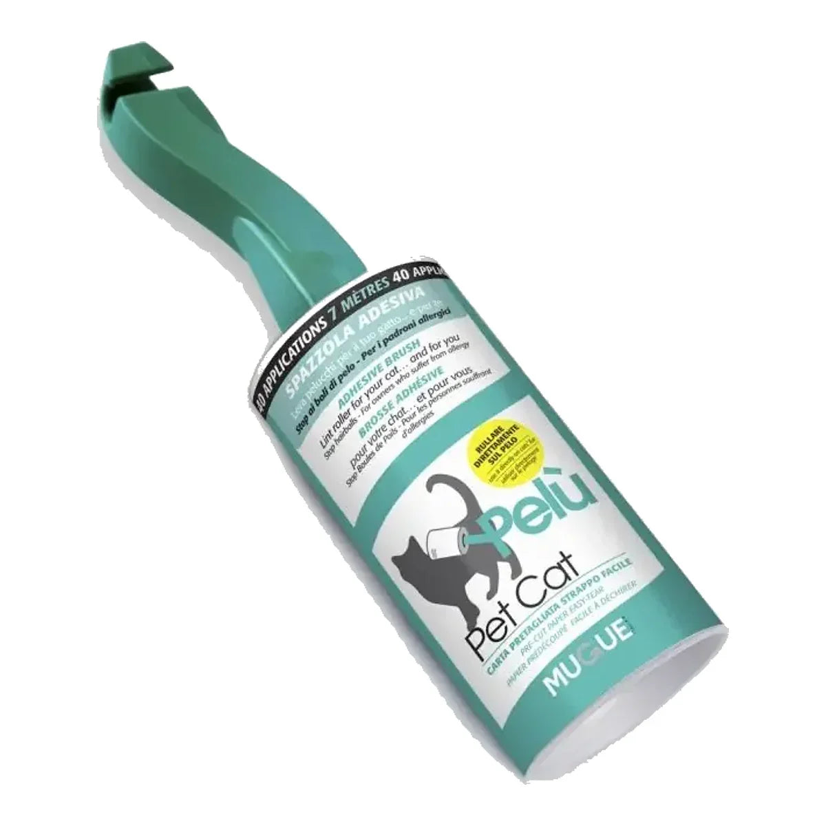 PELU PET CAT Roller do pielęgnacji sierści kotów oraz do usuwania sierści – packshot produktu na białym tle