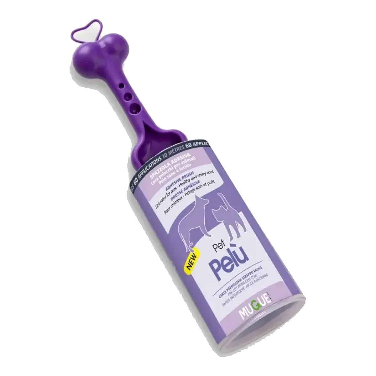 PELU PET Perfumowany roller do pielęgnacji sierści psów i kotów oraz do usuwania sierści – packshot produktu na białym tle