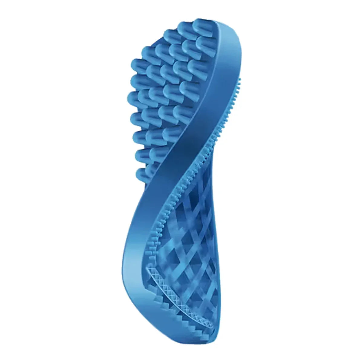 Pet+Me Soft Silicone Brush Blue - szczotka silikonowa – packshot produktu na białym tle