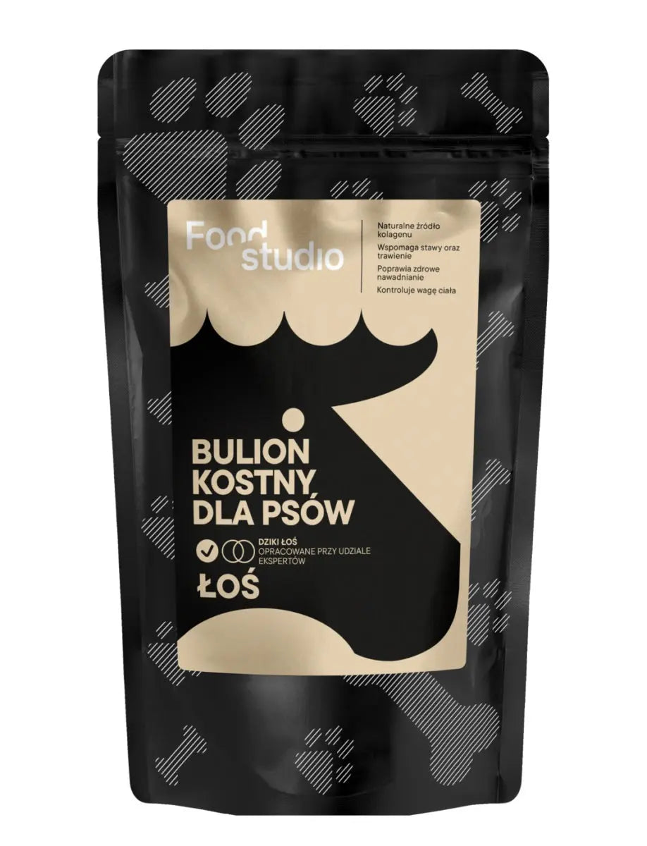 BULION KOSTNY DLA PSÓW PSA DZIKI ŁOŚ FOOD STUDIO CHEFS 230ml Food Studio