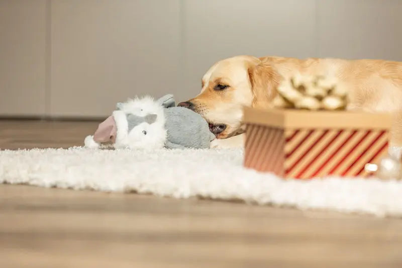 Trixie Xmas Pluszowa Sowa z Bawełnianą Linką 31 cm Trixie