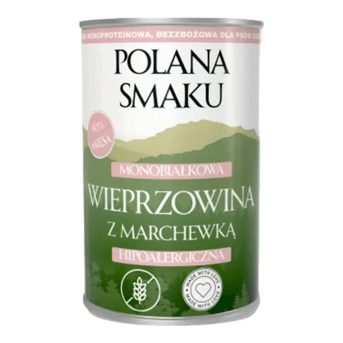 Polana Smaku - Wieprzowina z marchewką 400g – packshot produktu na białym tle