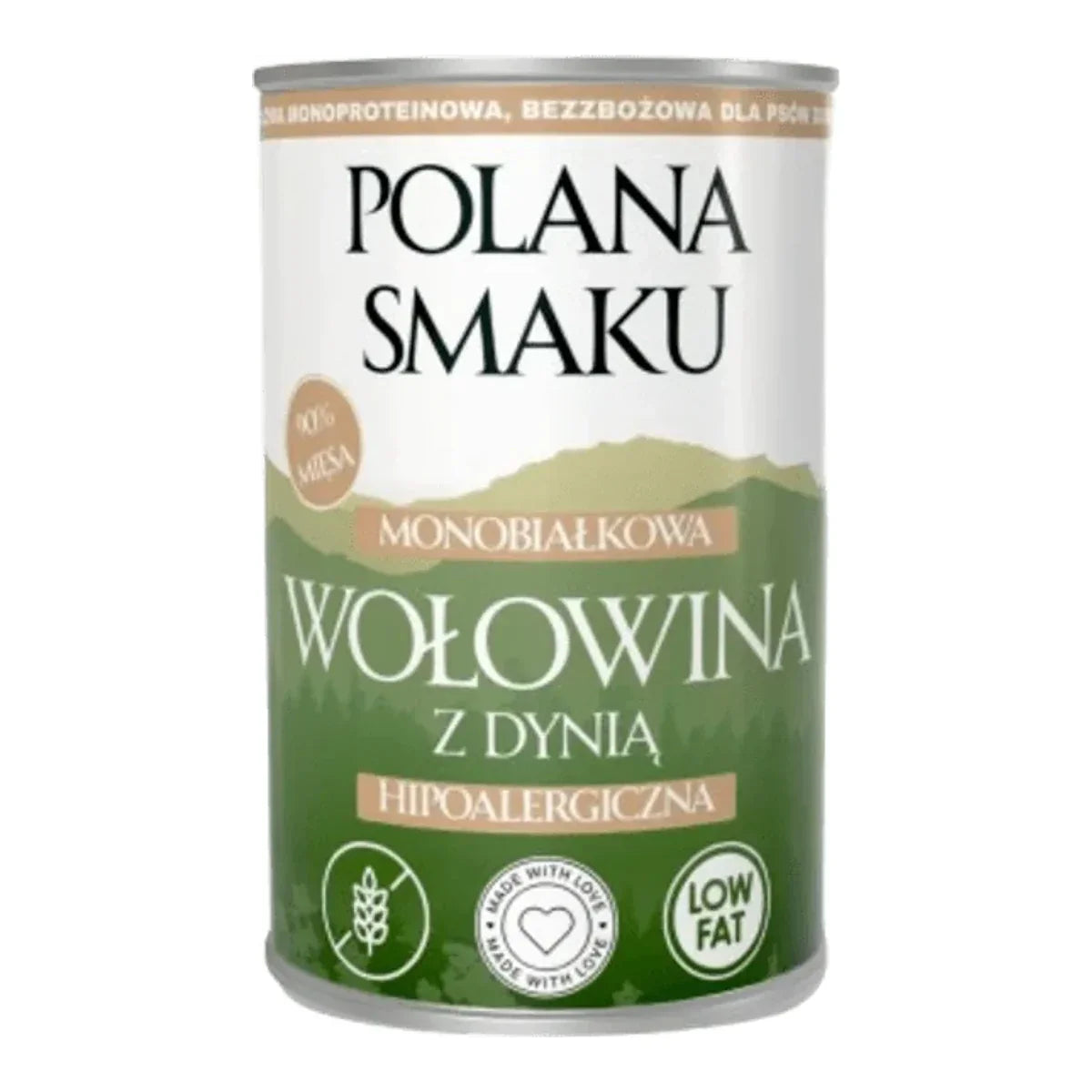 Polana Smaku - Wołowina z dynią 400g – packshot produktu na białym tle