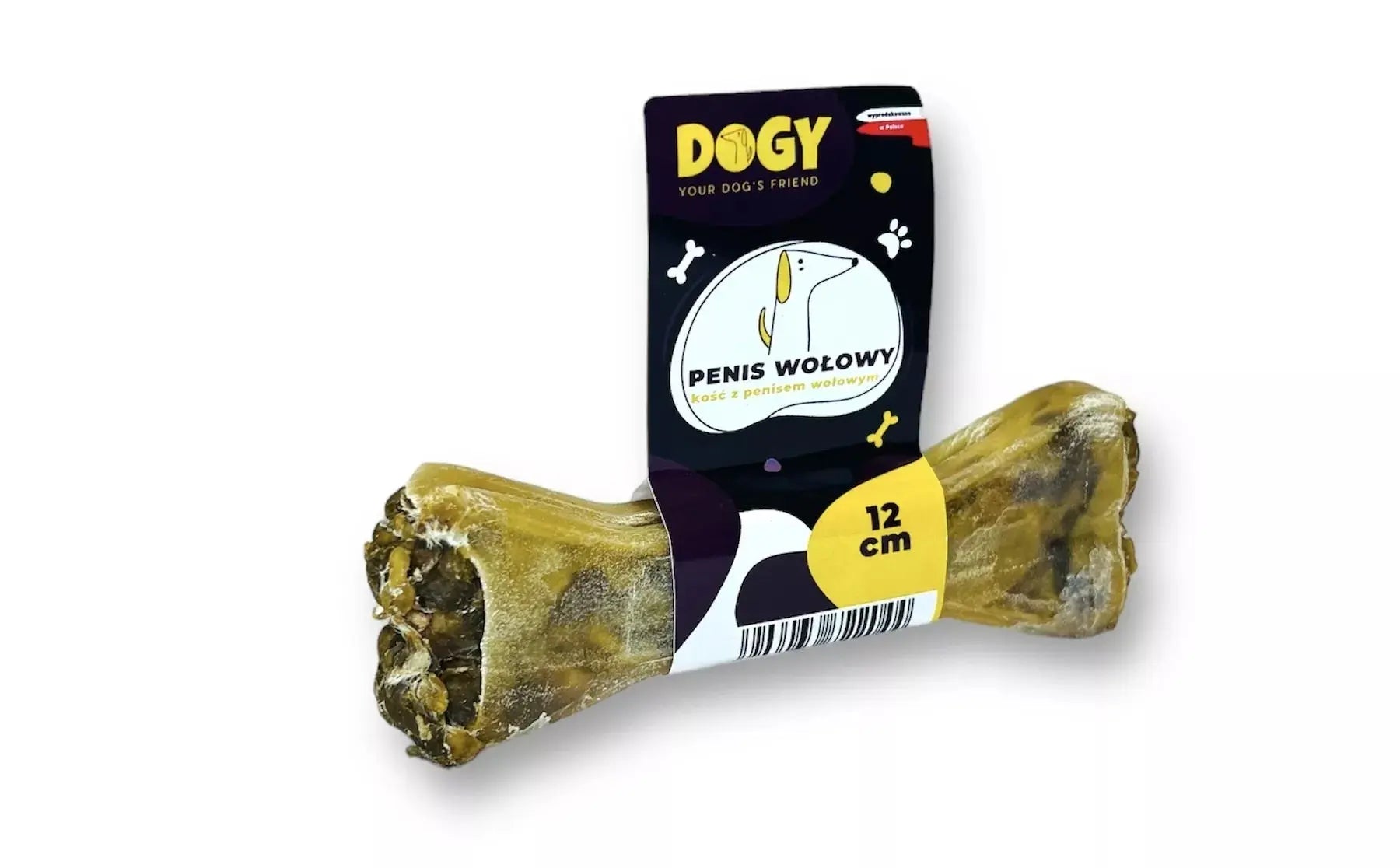 DOGY - Kość z penisem wołowym 12cm 1szt DOGY