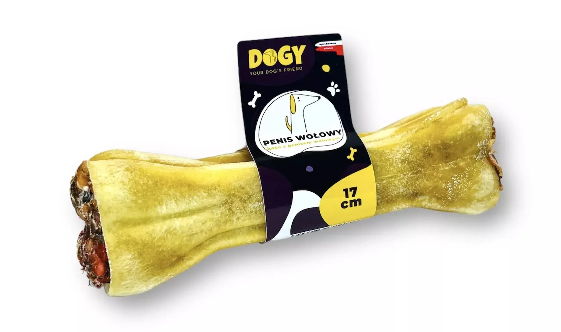 DOGY - Kość z penisem wołowym 17cm 1szt DOGY