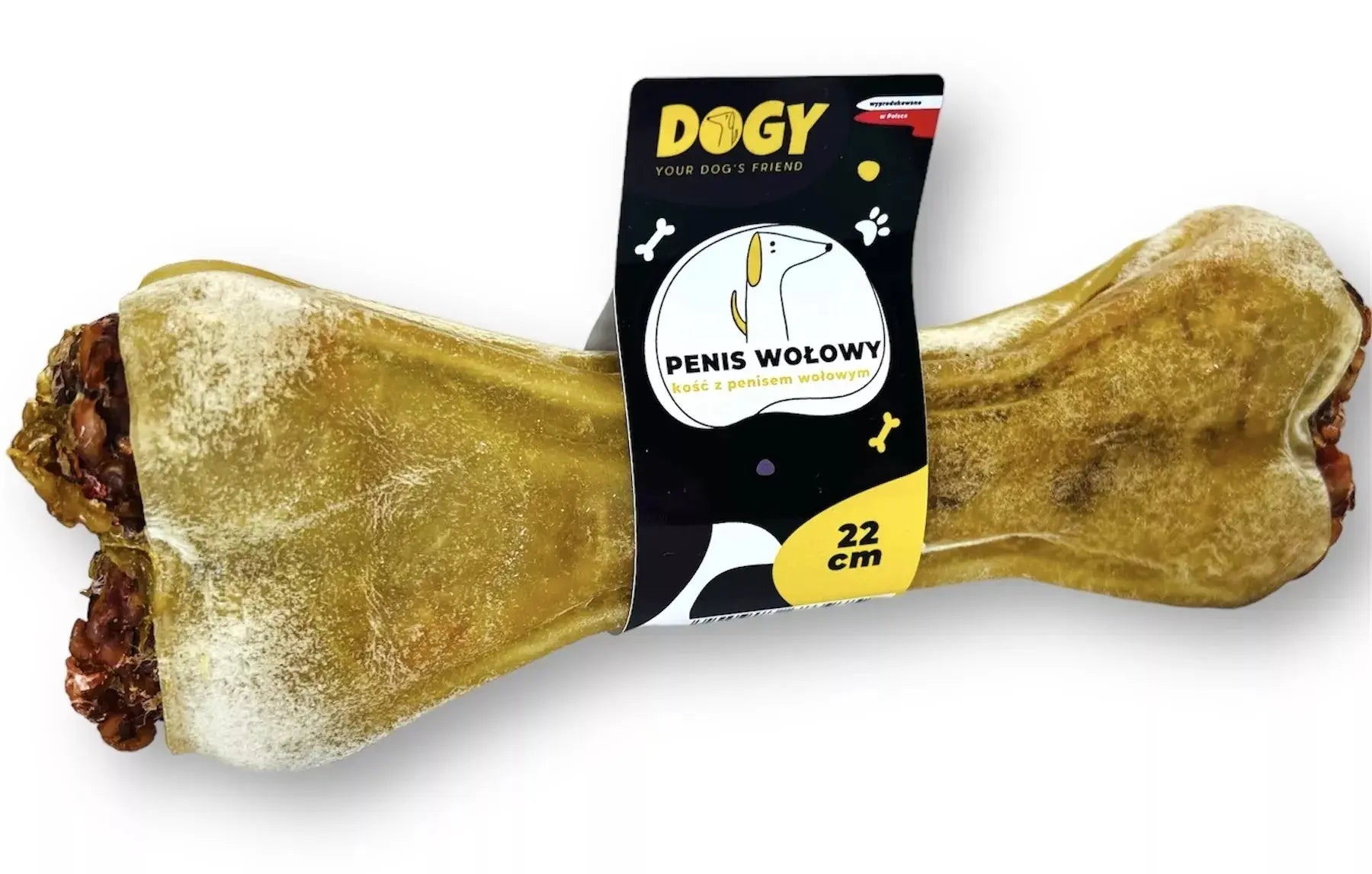 DOGY - Kość z penisem wołowym 22cm 1szt DOGY