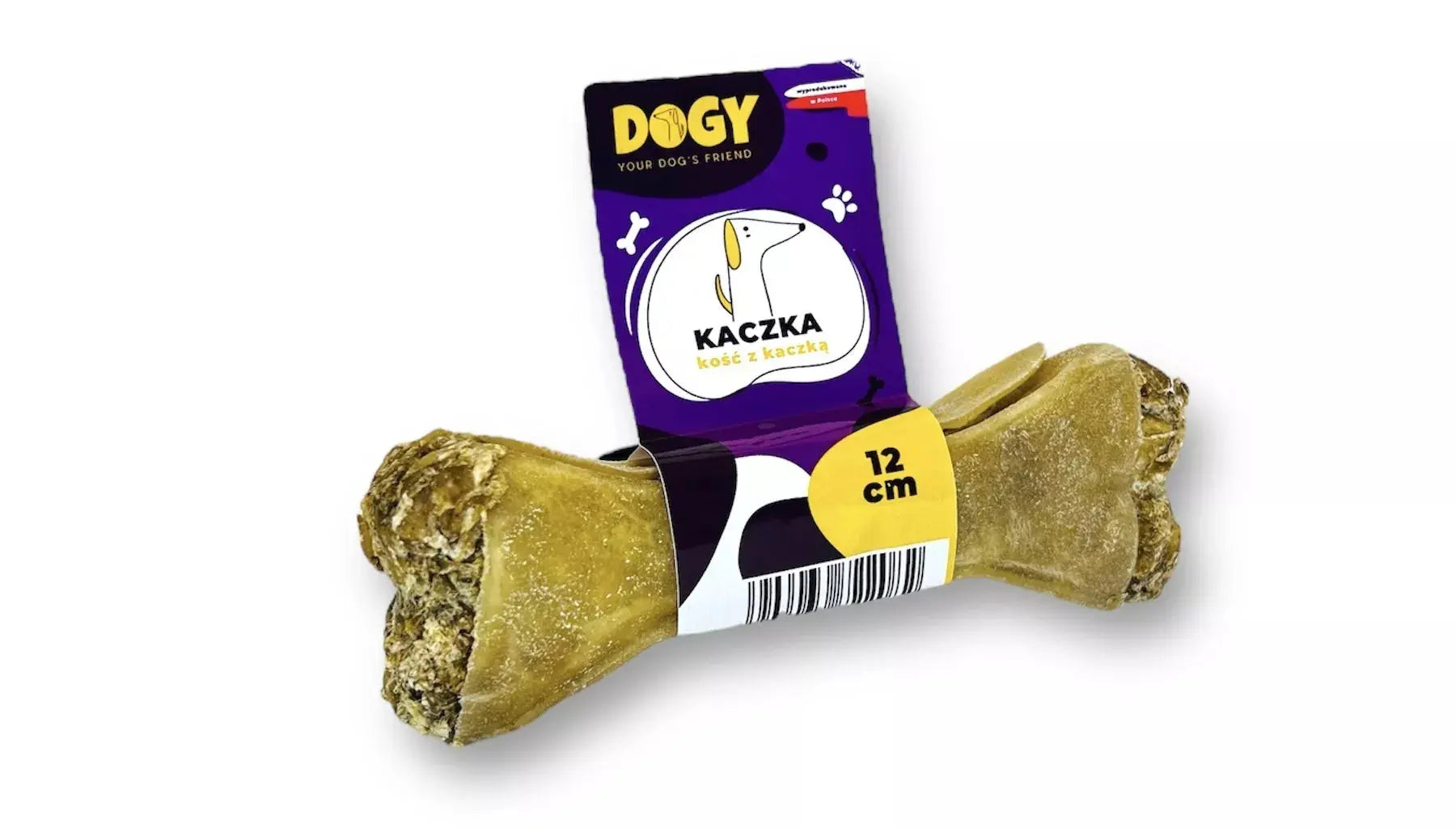 DOGY - Kość z kaczką i jabłkiem 12cm DOGY