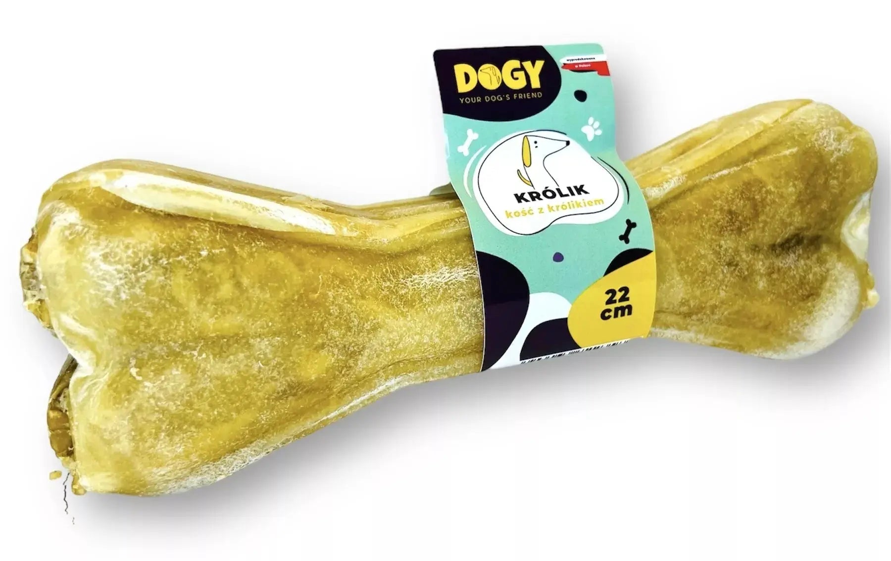DOGY - Kość z królikiem i marchewką 22cm 1szt DOGY