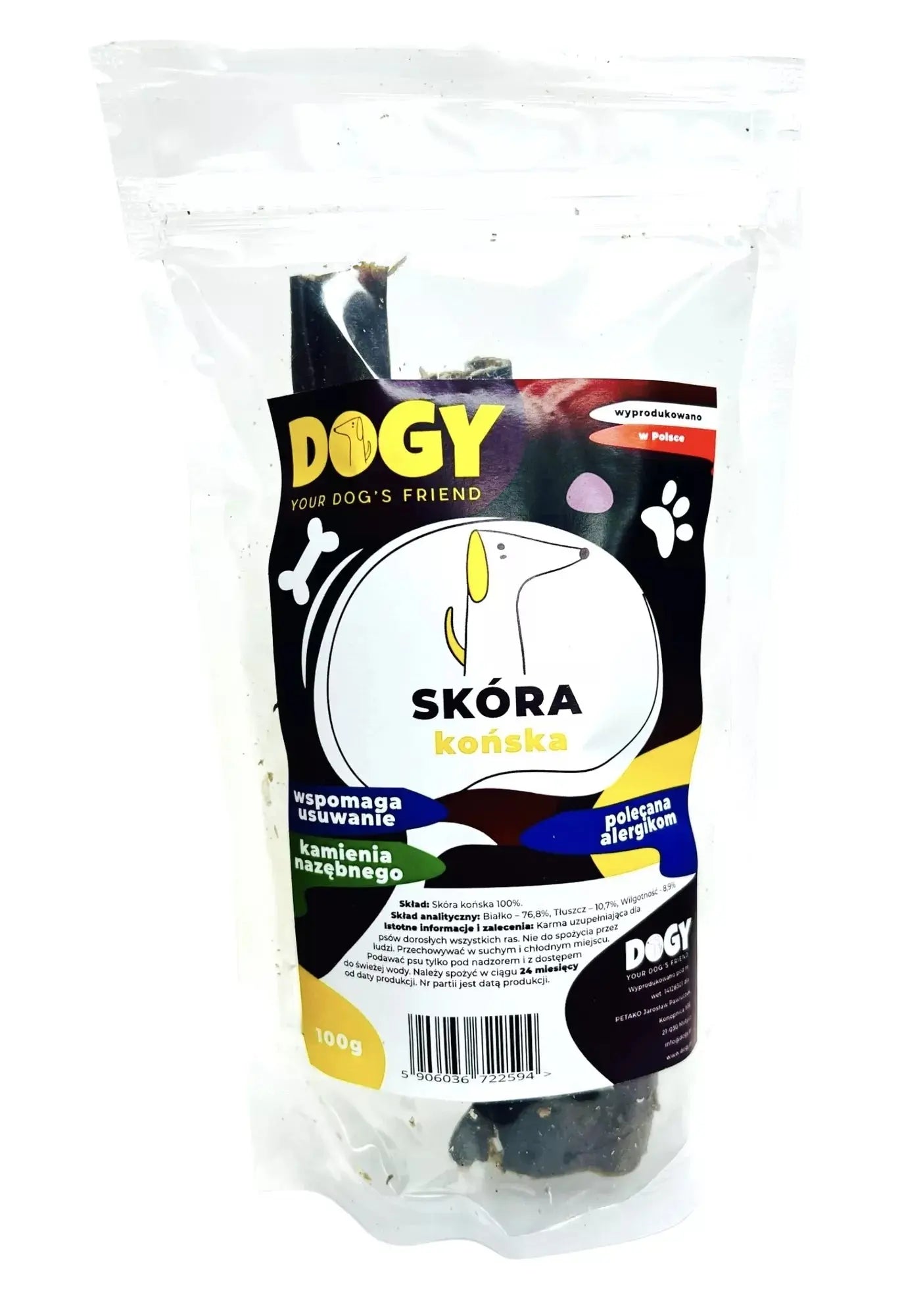 DOGY - Skóra Końska 100g DOGY