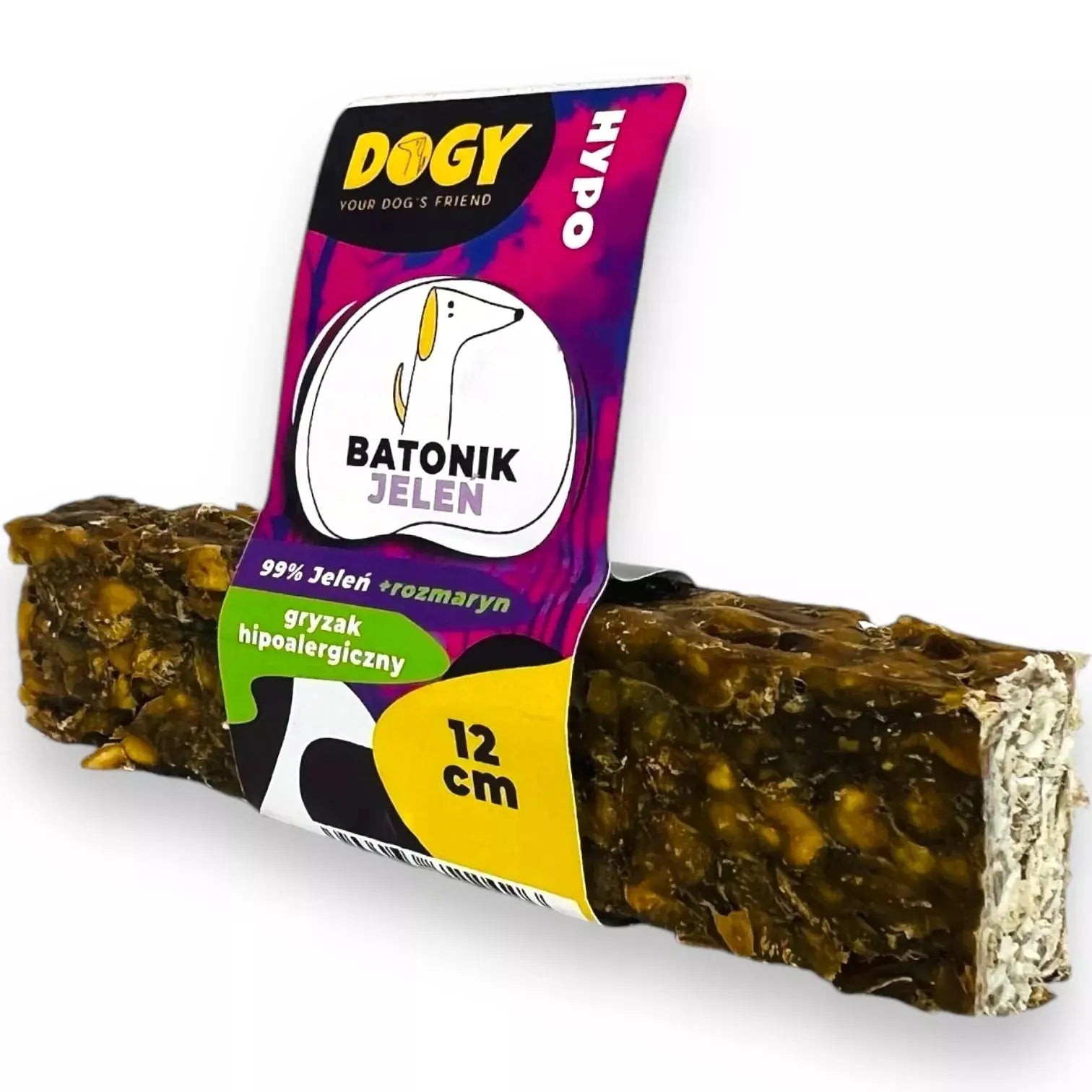 DOGY HYPO - Batonik z Jelenia z rozmarynem i rokitnikiem DOGY