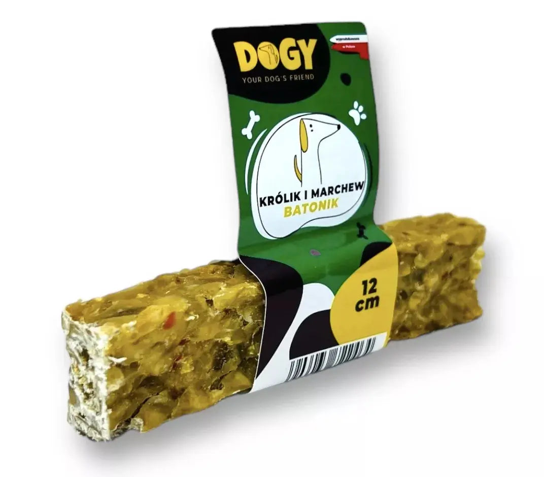 DOGY - Batonik z Królikiem i marchewką 12cm DOGY