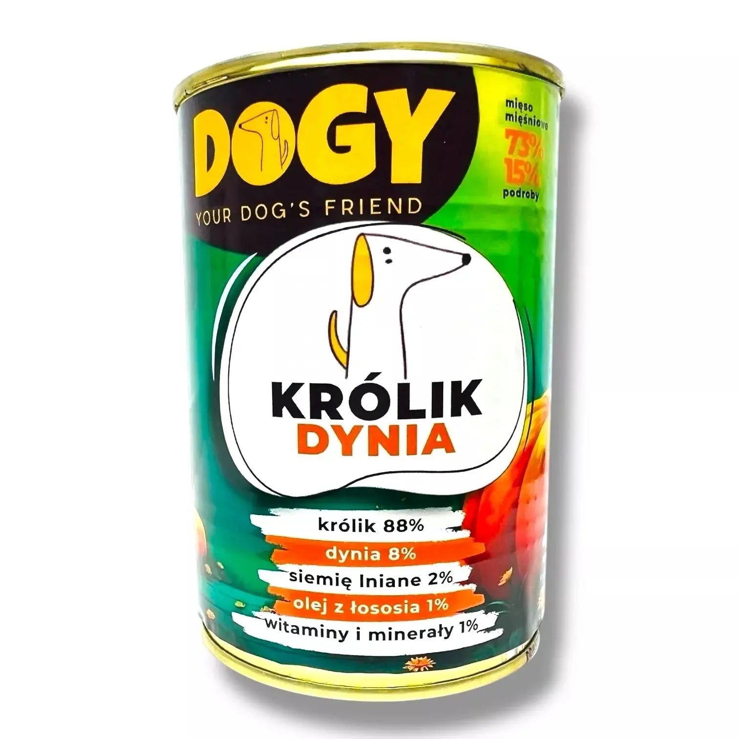 DOGY - Karma mokra Królik z Dynią DOGY