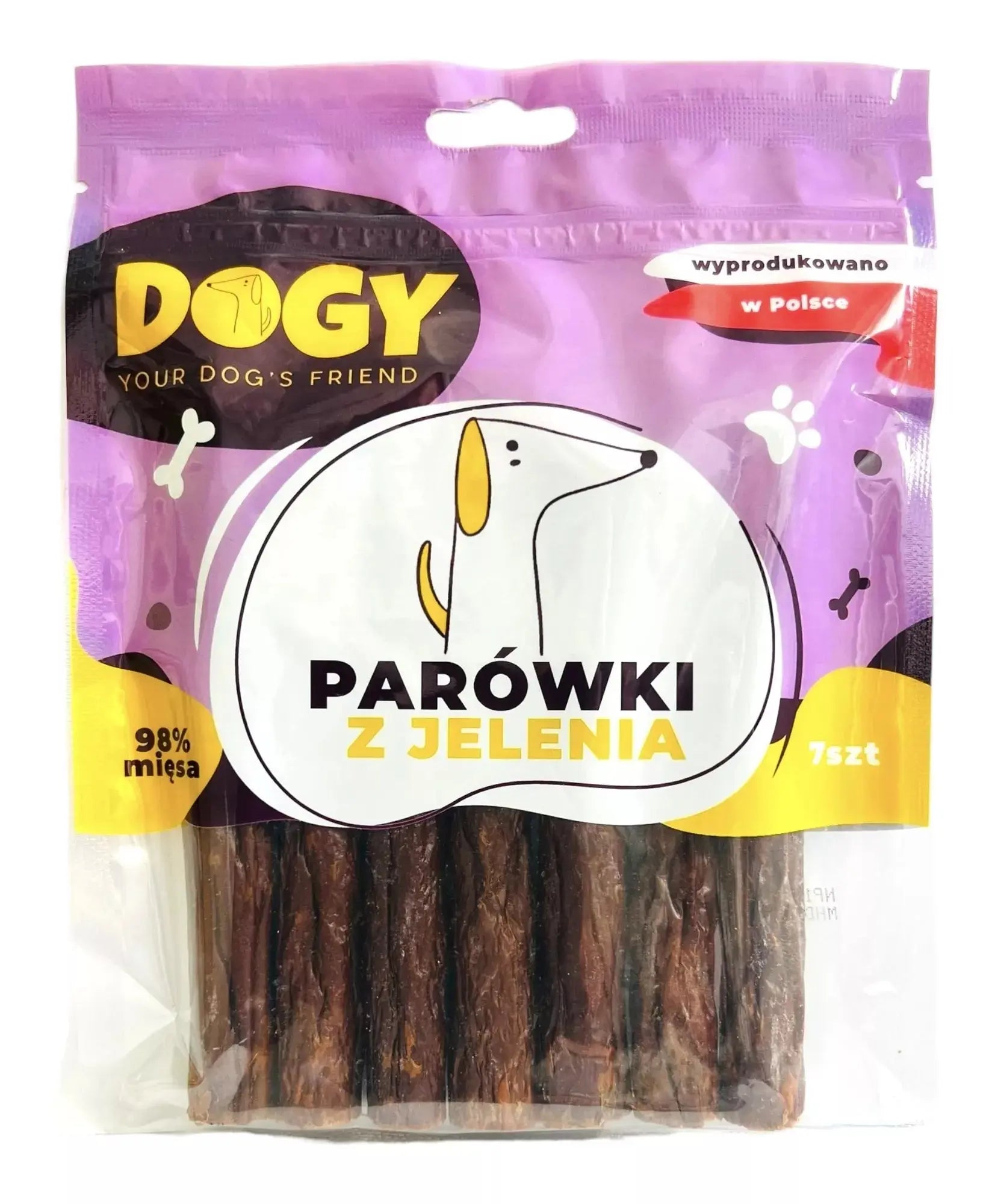 DOGY - Parówki z jelenia 7szt DOGY