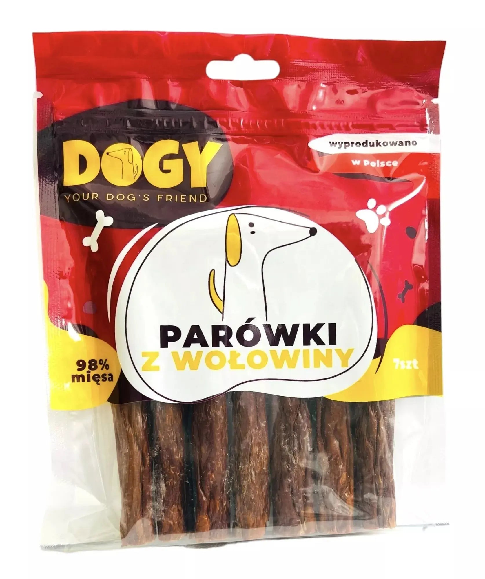 DOGY - Parówki z wołowiny 7szt DOGY