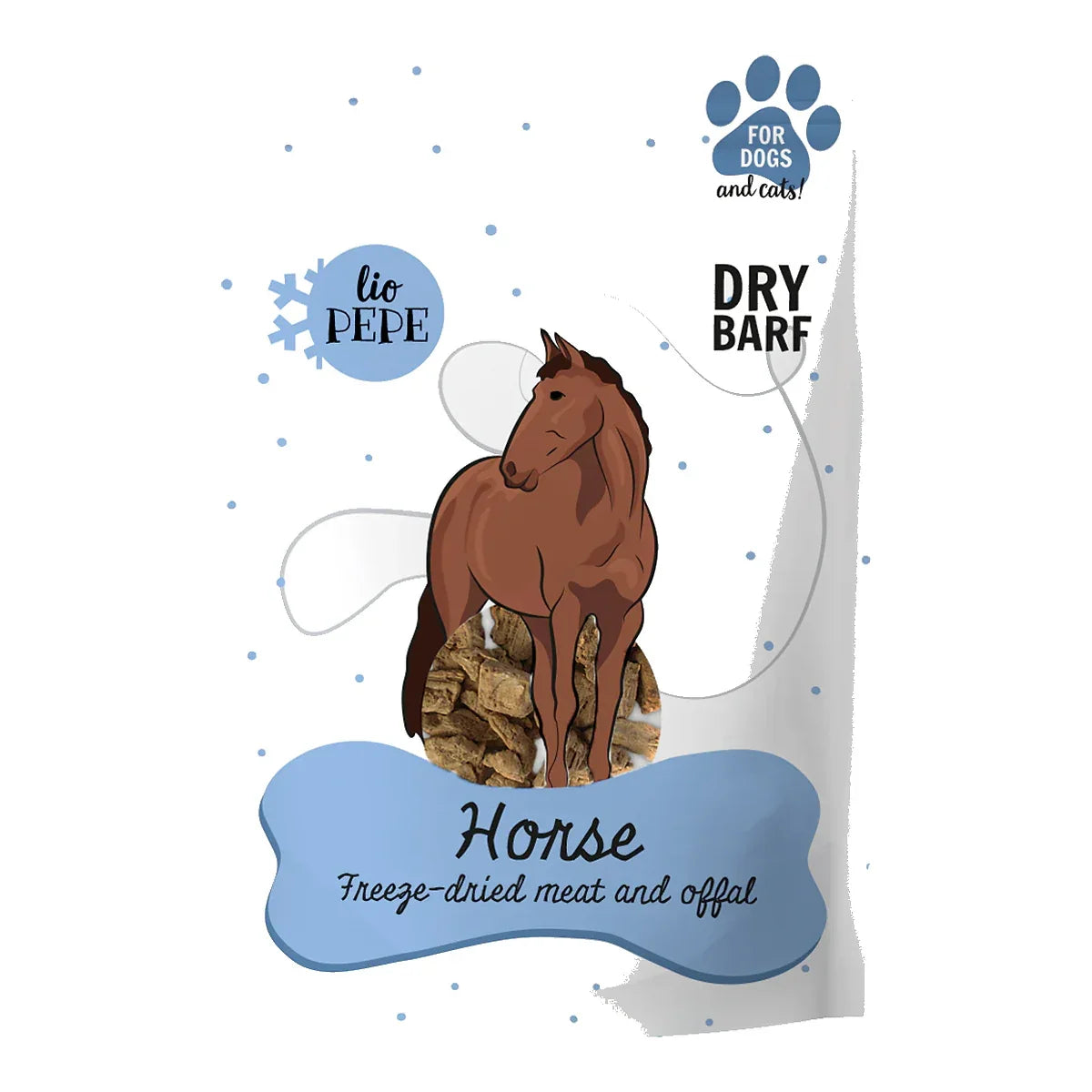 Przysmak Lio PEPE Horse (końska wątróbka) 60g – packshot produktu na białym tle