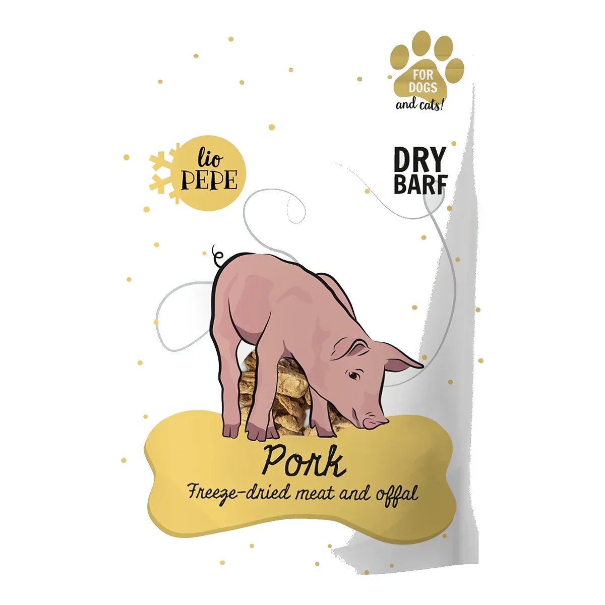 Przysmak Lio PEPE Pork (polędwiczka wieprzowa) 60g – packshot produktu na białym tle
