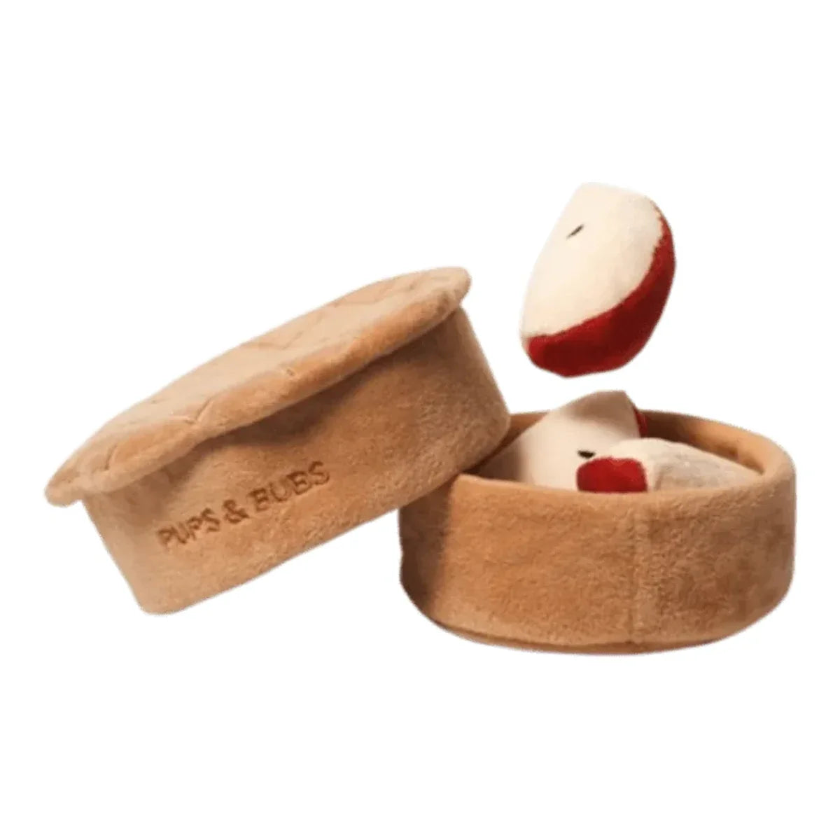 Pups & Bubs APPLE PIE Szarlotka zabawka węchowa – packshot produktu na białym tle