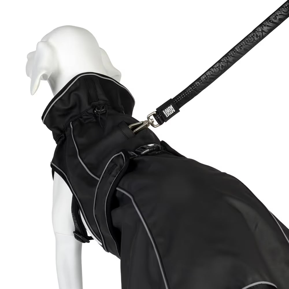 Max&Molly Raincoat for Dogs Matrix 2.0 Black - kurtka dla psa, płaszcz przeciwdeszczowy, czarny - S Max&Molly