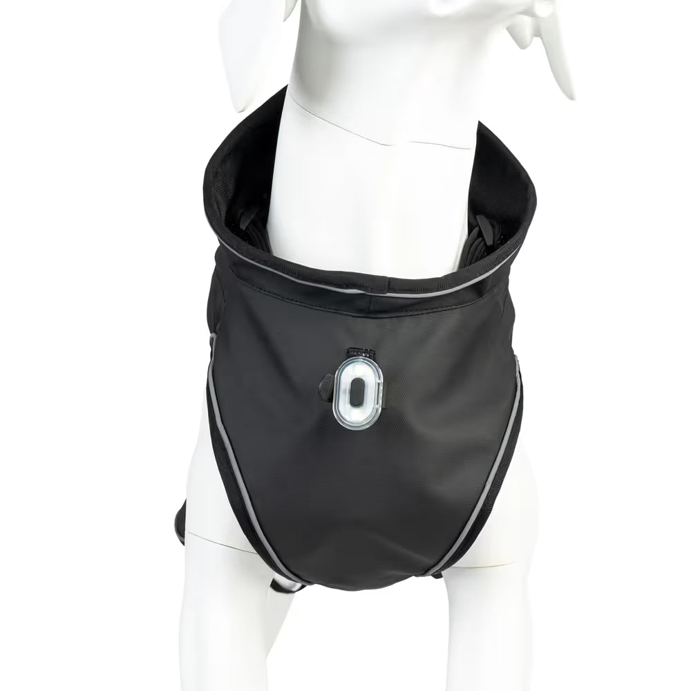 Max&Molly Raincoat for Dogs Matrix 2.0 Black - kurtka dla psa, płaszcz przeciwdeszczowy, czarny - XXS Max&Molly