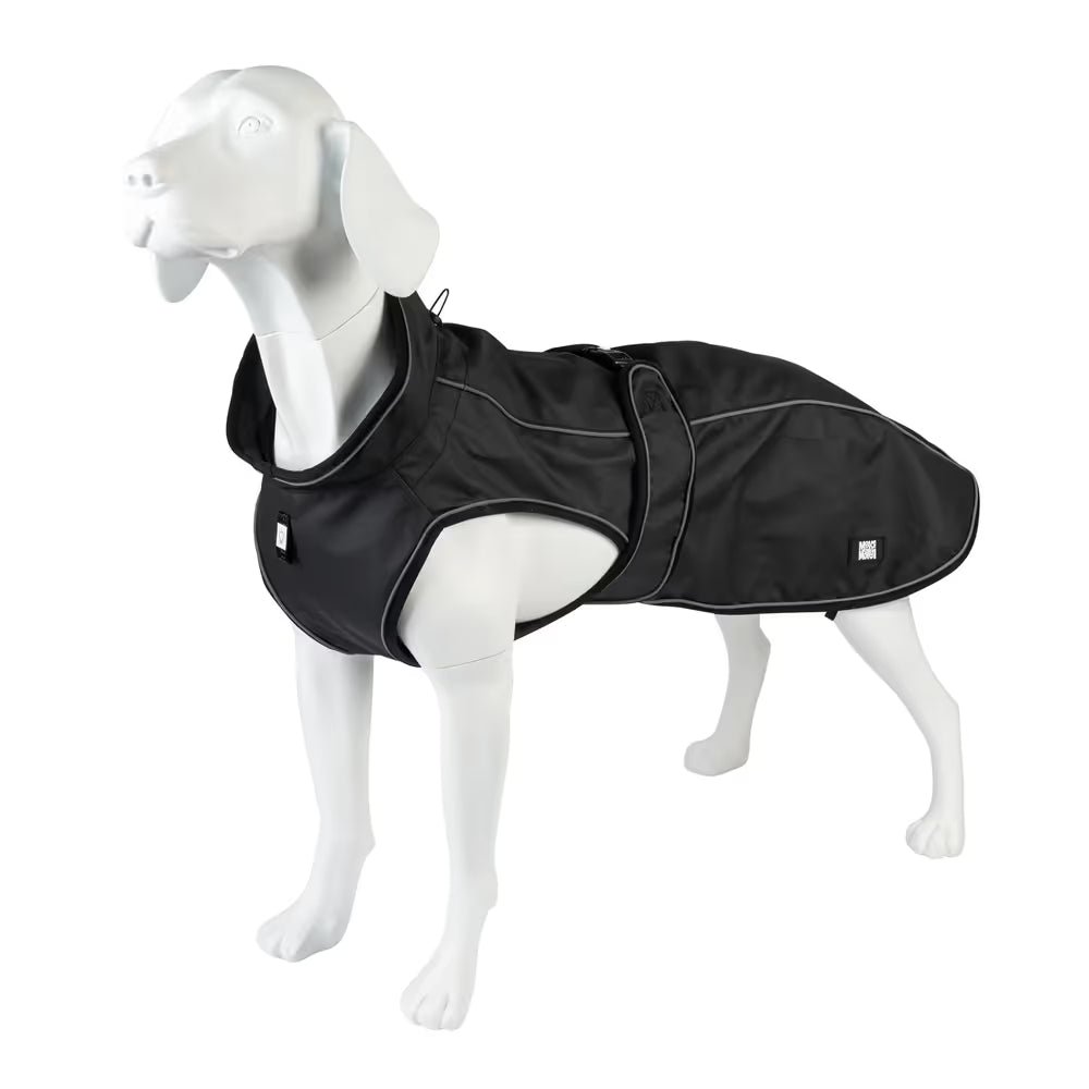 Max&Molly Raincoat for Dogs Matrix 2.0 Black - kurtka dla psa, płaszcz przeciwdeszczowy, czarny - XXS Max&Molly