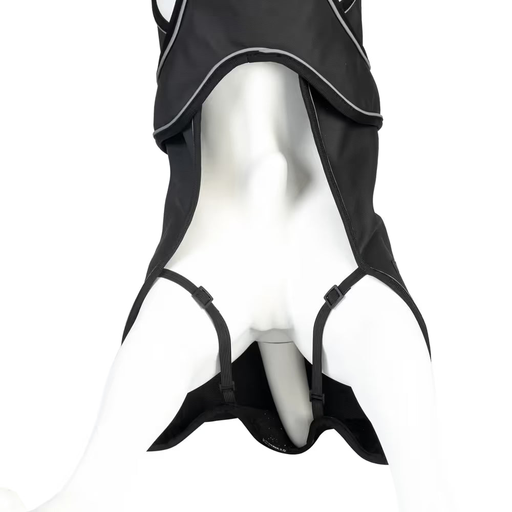 Max&Molly Raincoat for Dogs Matrix 2.0 Black - kurtka dla psa, płaszcz przeciwdeszczowy, czarny - XXS Max&Molly