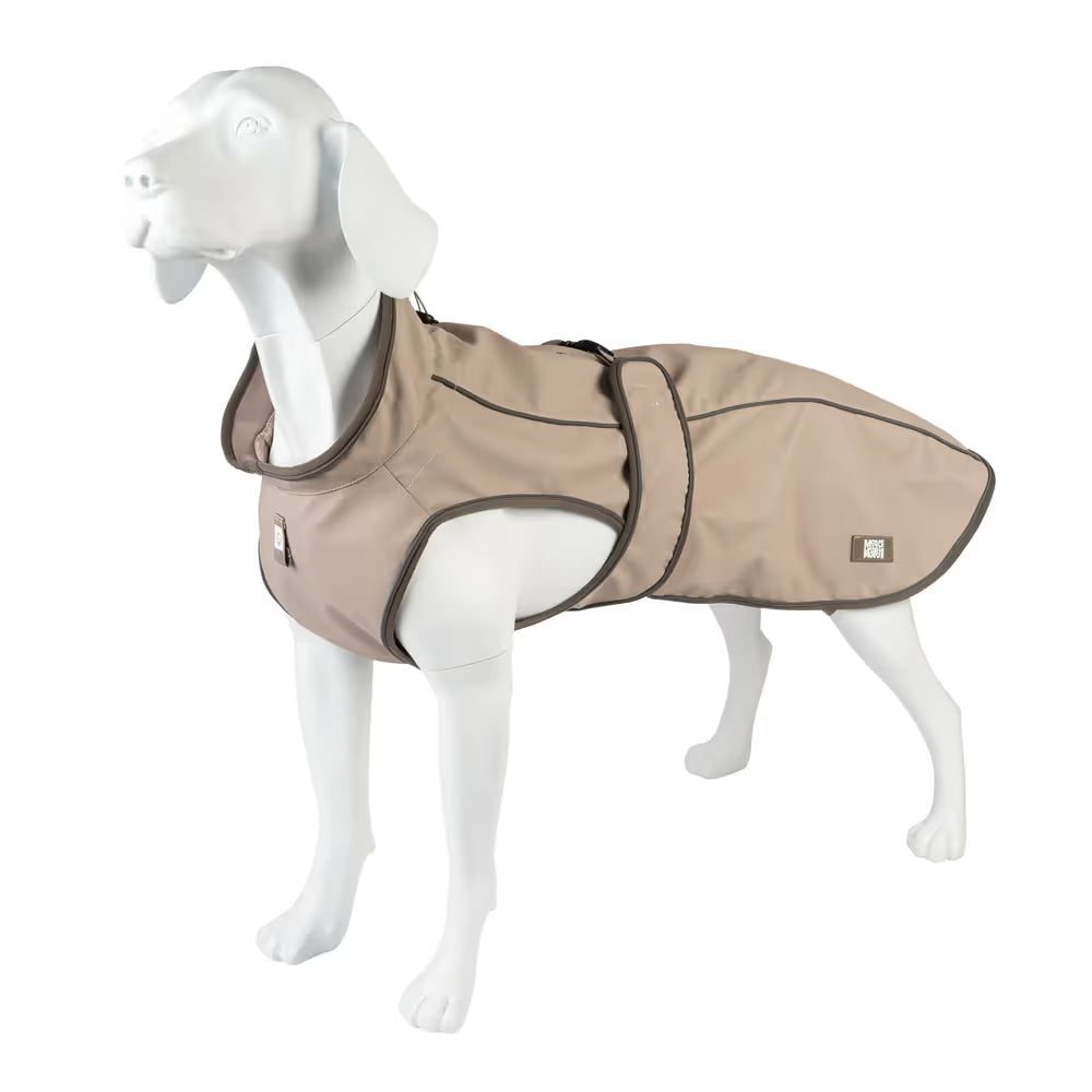 Max&Molly Raincoat for Dogs Matrix 2.0 Sand -  płaszcz przeciwdeszczowy, piaskowy - S Max&Molly