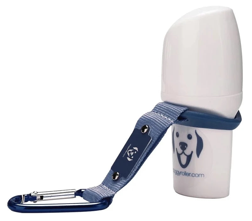 Doggyroller Granatowy Przyrząd Do Podawania Psu Przysmaków Smoothiedog + Karabińczyk