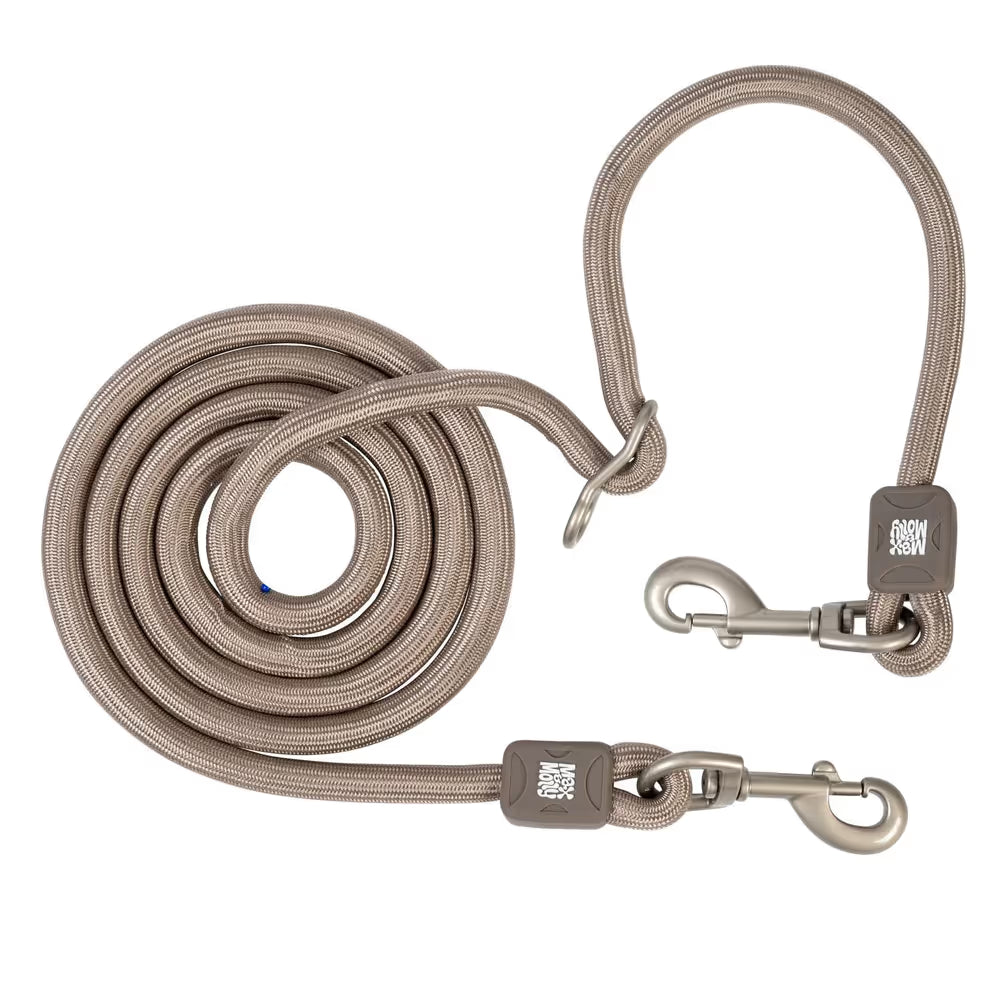 Max&Molly Rope Leash Matrix 2.0 200cm Sand - przepinana smycz linowa dla psa, piaskowy beż Max&Molly