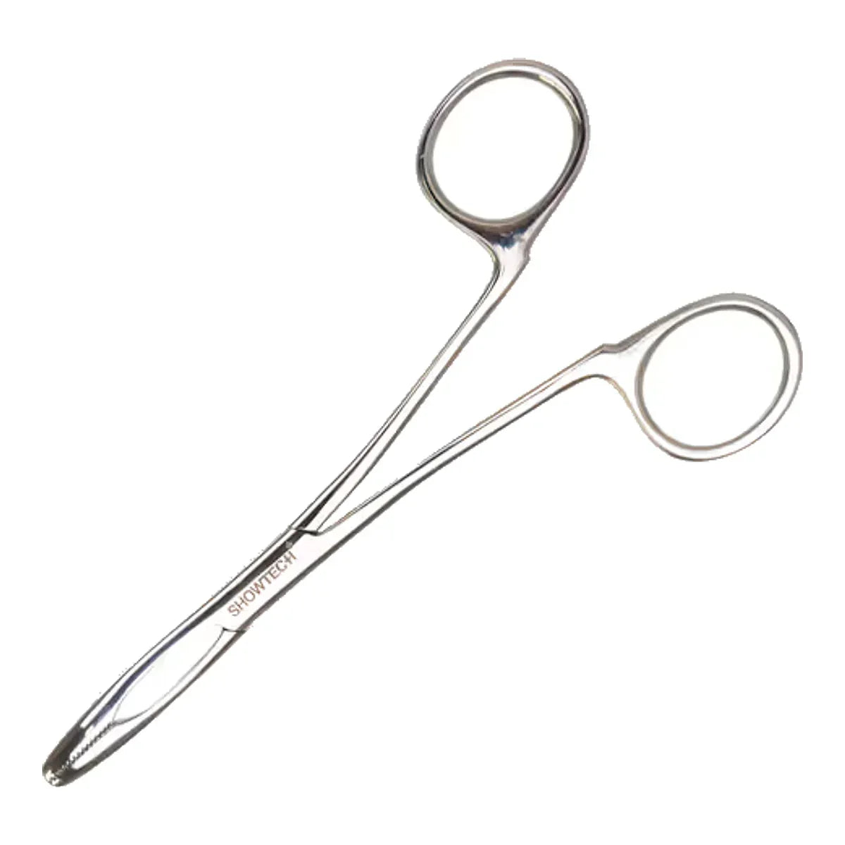 Show Tech Safety Ear Forceps 14cm - kleszcze do wyrywania włosów z uszu psa, proste – packshot produktu na białym tle