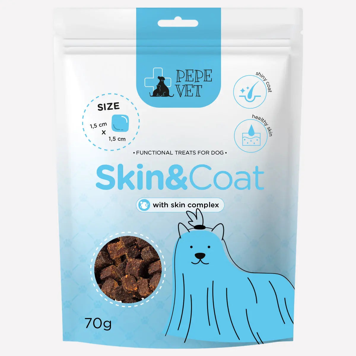 Przysmak PEPE VET Skin&Coat 70g PEPE VET