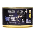 SLOW DOG Karma mokra Krucha dziczyzna z żurawiną 410g – packshot produktu na białym tle