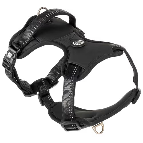 Max&Molly Sport Harness Matrix 2.0 Black - szelki regulowane dla psa, z identyfikatorem QR, czarne Max&Molly