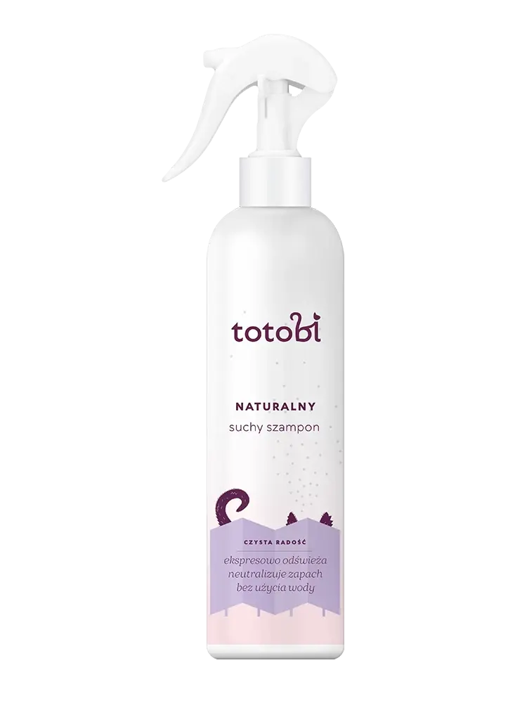 Naturalny suchy szampon dla psa, 300 ml Totobi