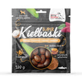 Super kiełbaski dla psa z pstrągiem, batatem, cukinią i kokosem 100g – packshot producenta Syta Micha