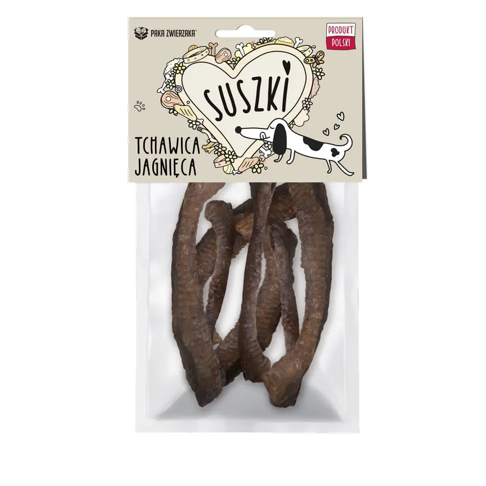 SUSZKI Tchawica jagnięca 100g Paka Zwierzaka