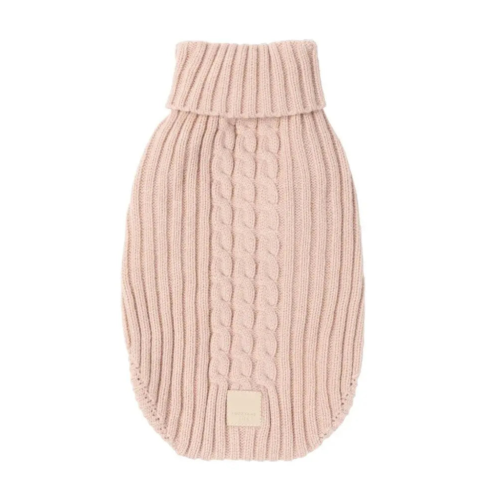 Sweter z dzianiny FuzzYard Life Pudrowy Róz S1 FuzzYard