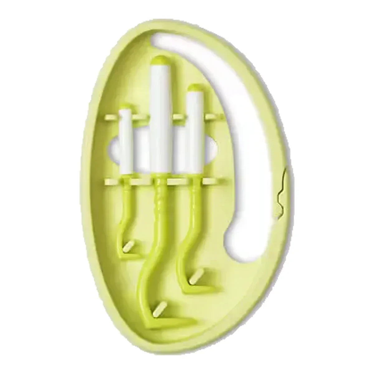 Tick Twister Clip Box - kleszczołapki, zestaw 3szt. w różnych rozmiarach - Zielony – packshot produktu na białym tle