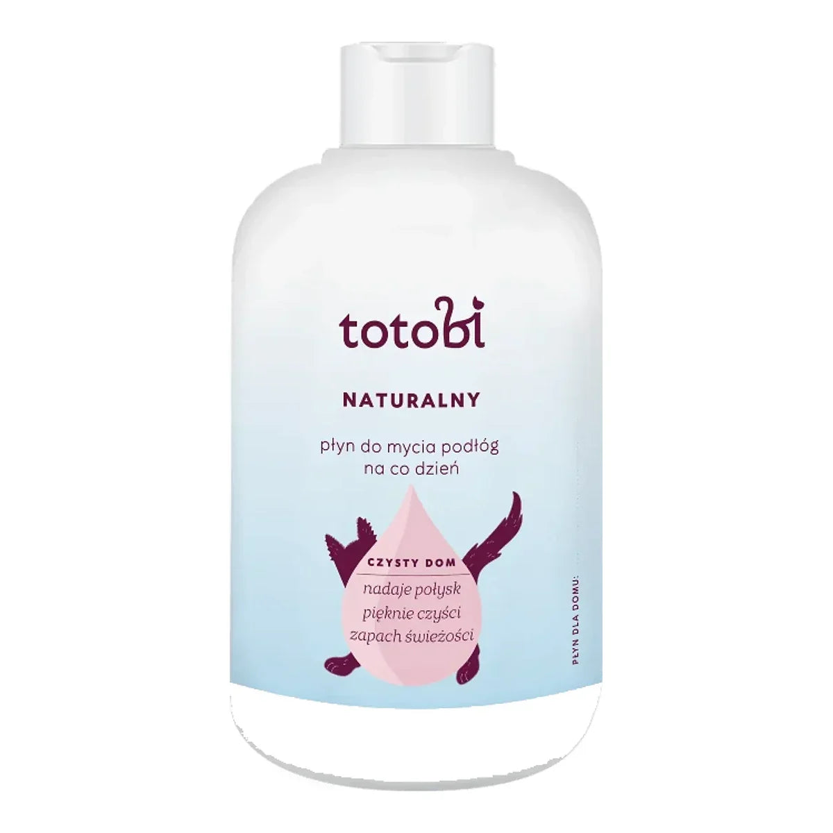 TOTOBI Naturalny płyn do mycia podłóg na co dzień 500 ml – packshot produktu na białym tle
