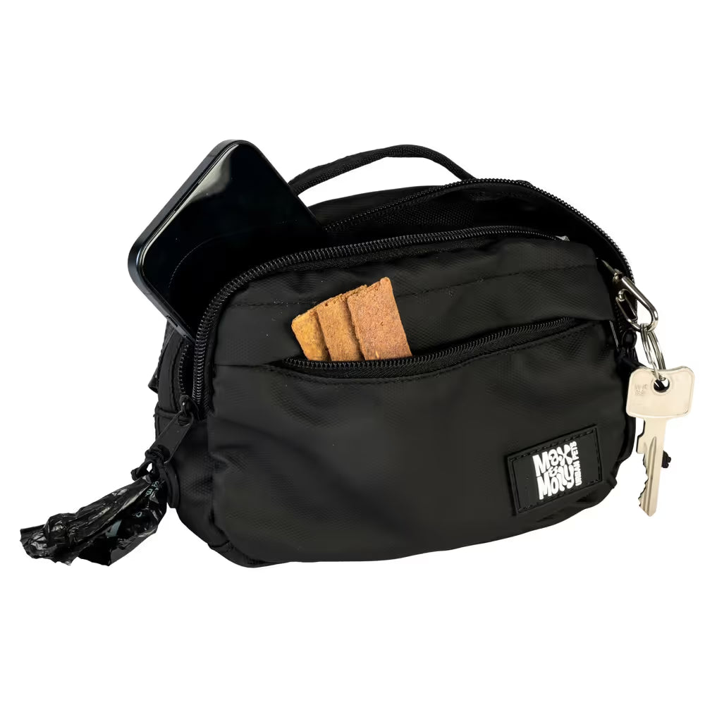 Max&Molly Training Bag Matrix 2.0 - nerka na spacer z psem, z wodoodporną powierzchnią - Czarny Max&Molly