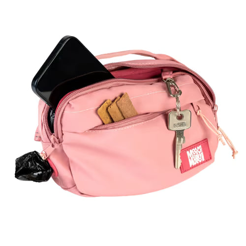 Max&Molly Training Bag Matrix 2.0 - nerka na spacer z psem, z wodoodporną powierzchnią - Różowy Max&Molly