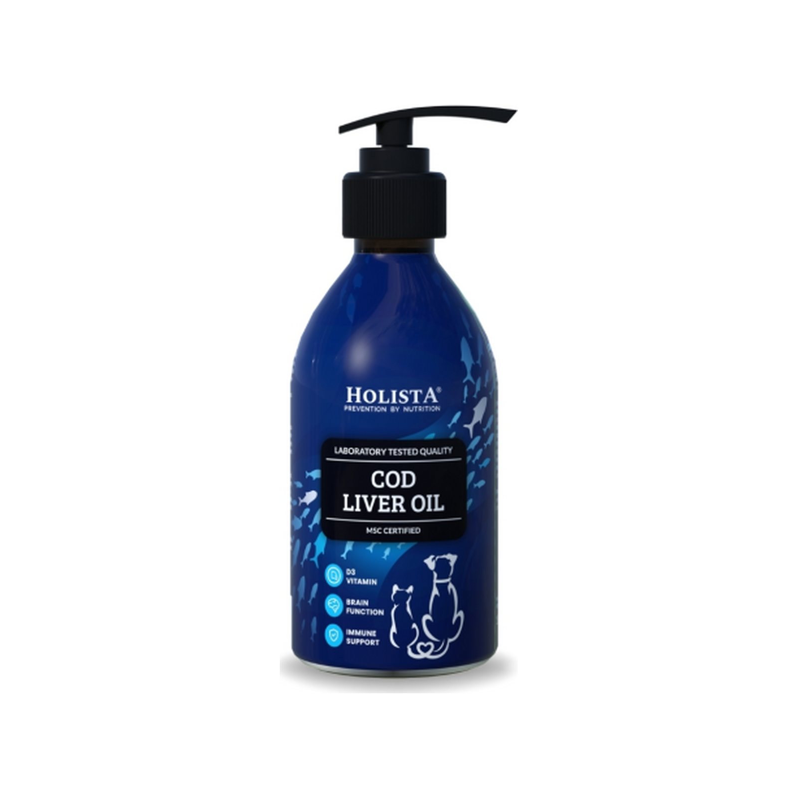 Holista Tran z dorsza dla psa i kota 250ml