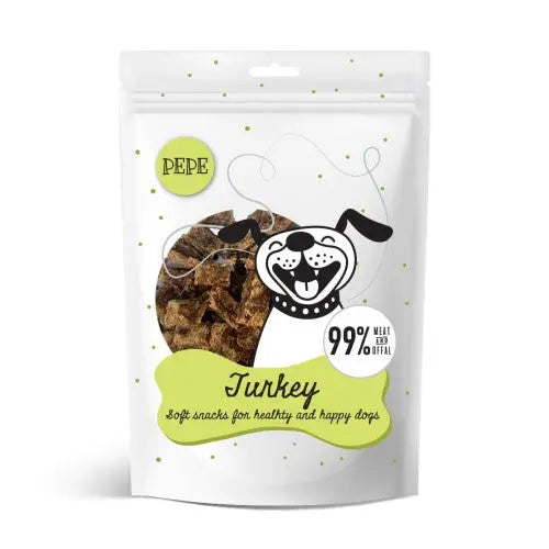 Przysmak PEPE Turkey (indyk) 70g Paka Zwierzaka