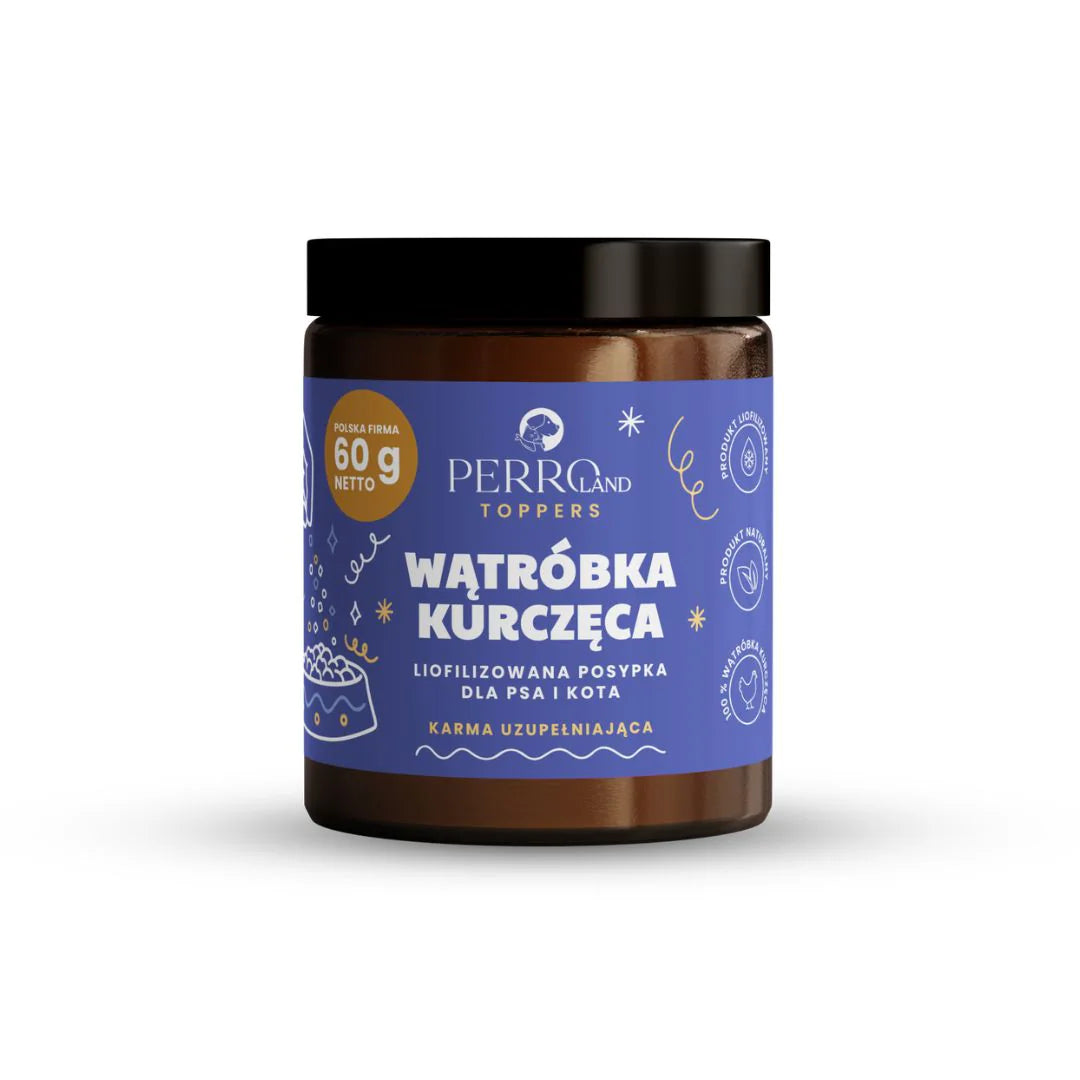 Wątróbka kurczęca liofilizowana posypka PERROland TOPPERS 60g