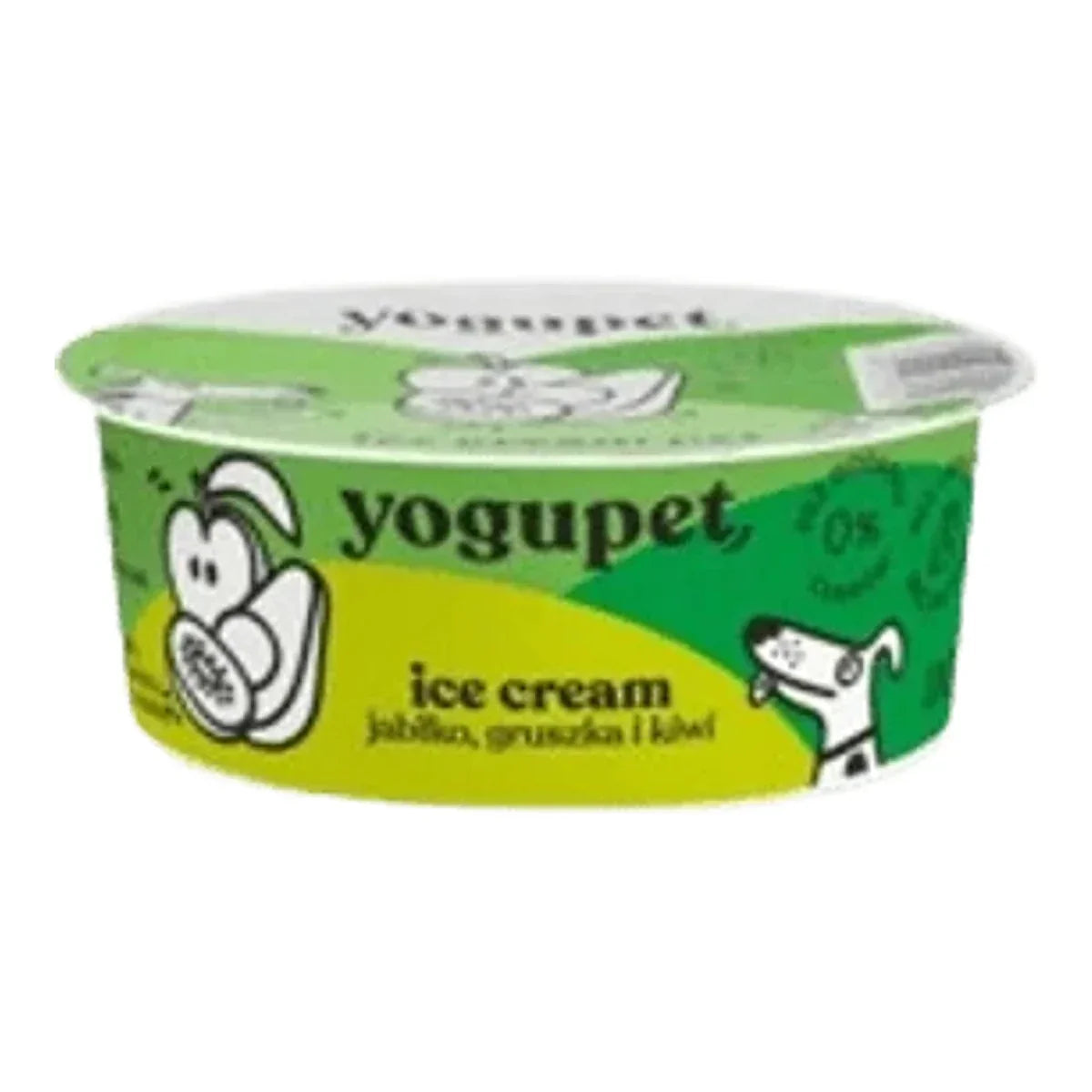 Yogupet LODY dla psa i kota Green Ice 110g zielone owoce – packshot produktu na białym tle