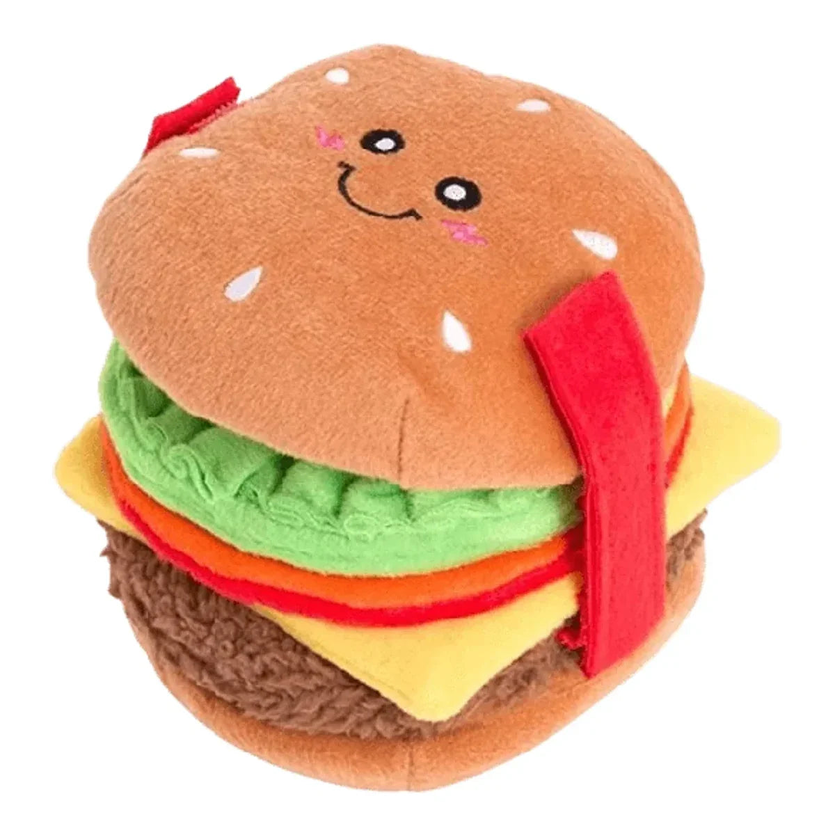 ZippyPaws mata węchowa Cheeseburger Snufflerz sałata pomidor ser mięso ZP1150 – packshot produktu na białym tle