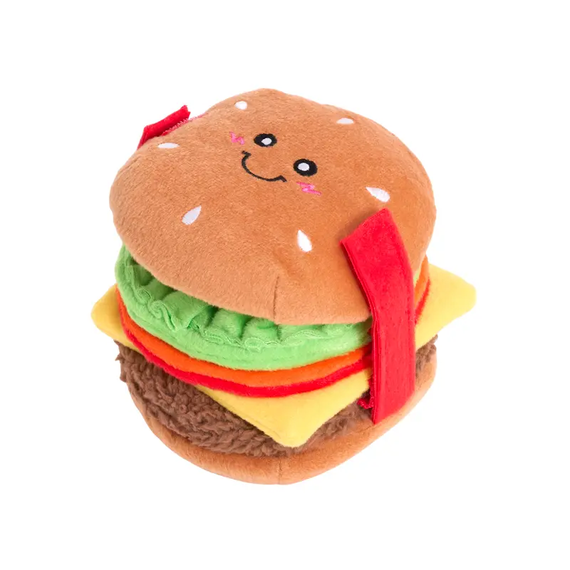 ZippyPaws mata węchowa Cheeseburger Snufflerz sałata pomidor ser mięso ZP1150